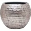 Baq Opus Hammered Pot - Zilver -Planten Series 6OPSC43HS 1
