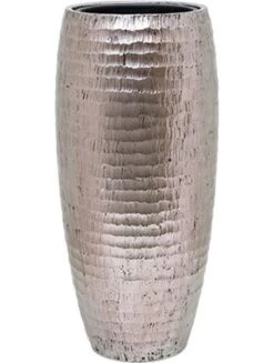 Baq Opus Hammered Vaas - Zilver