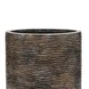 Baq Luxe Lite - Wrinkle -Planten Series baq brons pot ribbel