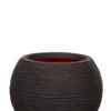 Capi Nature Rib Bol - Zwart -Planten Series capi europe bol plantenbak