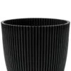 Capi Nature Groove Pot - Zwart 2 Capi Nature Groove Pot - Zwart -Planten Series capi nature groove made from black