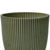 Capi Nature Groove Pot - Groen -Planten Series capi nature groove made from green 1
