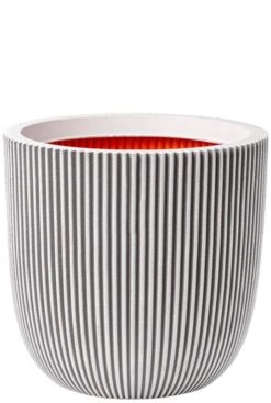 Capi Nature Groove Pot - Wit