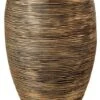 Capi Nature Rib Vaas - Goud -Planten Series capi pot gold rib