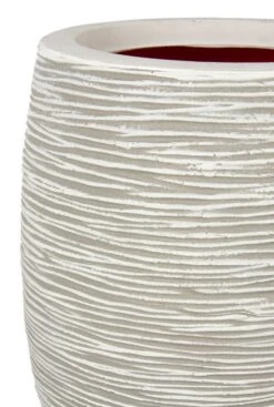 Capi Nature Rib Vaas - Wit -Planten Series capi rib white
