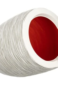 Capi Nature Rib Vaas - Wit -Planten Series capi rib white pot