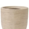 Capi Waste Rib Pot - Beige 2 Capi Waste Rib Pot - Beige -Planten Series capi waste rib beige bloempot