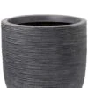 Capi Waste Rib Pot - Grijs -Planten Series capi waste rib grijs bloempot 1