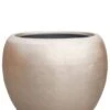 Baq Metallic Couple Pot - Zilver -Planten Series champagne kleur plantenbak