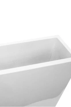 Chicago Shiny Plantenbak - Wit -Planten Series chicago shiny white verrijdbare plantenbak 1 7 1