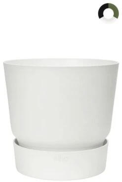 Elho Greenville Pot -Planten Series elho greenville wit 25cm