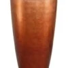 Baq Metallic Partner Vaas - Koper -Planten Series hoge koper plantenbak