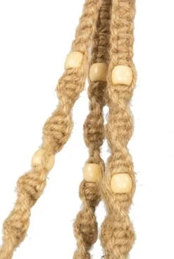 TS Collection Macrame Bloempothanger - Bruin -Planten Series macrame touw kamerplant