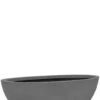 Luca Lifestyle Dorant S - Grijs -Planten Series ovale grijze bloempot