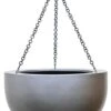 Baq Gradient Hanging Bowl - Grijs -Planten Series pot hangplant zilver