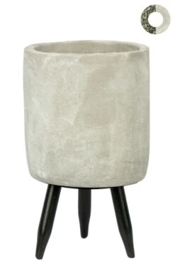 TS Collection Imre Pot -Planten Series ter steege imre grijs 8cm