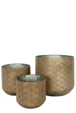 TS Collection Jort Pot - Brons -Planten Series trendy plantenbakken