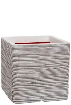 Capi Nature Rib Vierkant - Wit